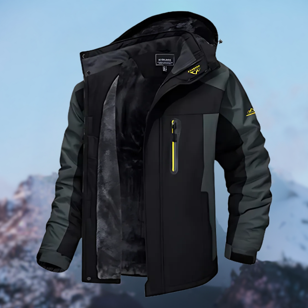 Warm Insulated Men's Waterproof Parka Jacket