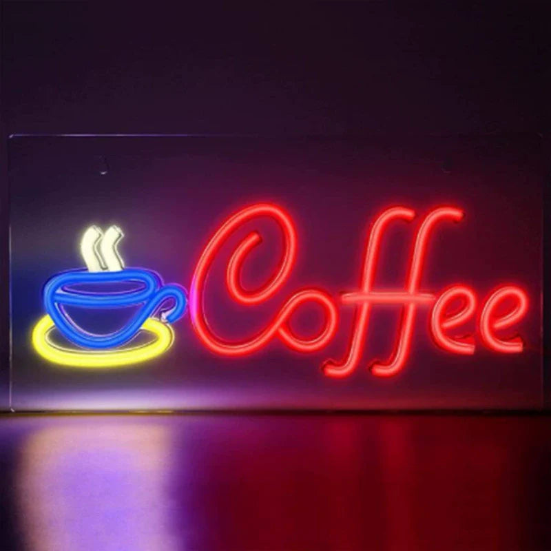 Bright LED Coffee Shop Sign