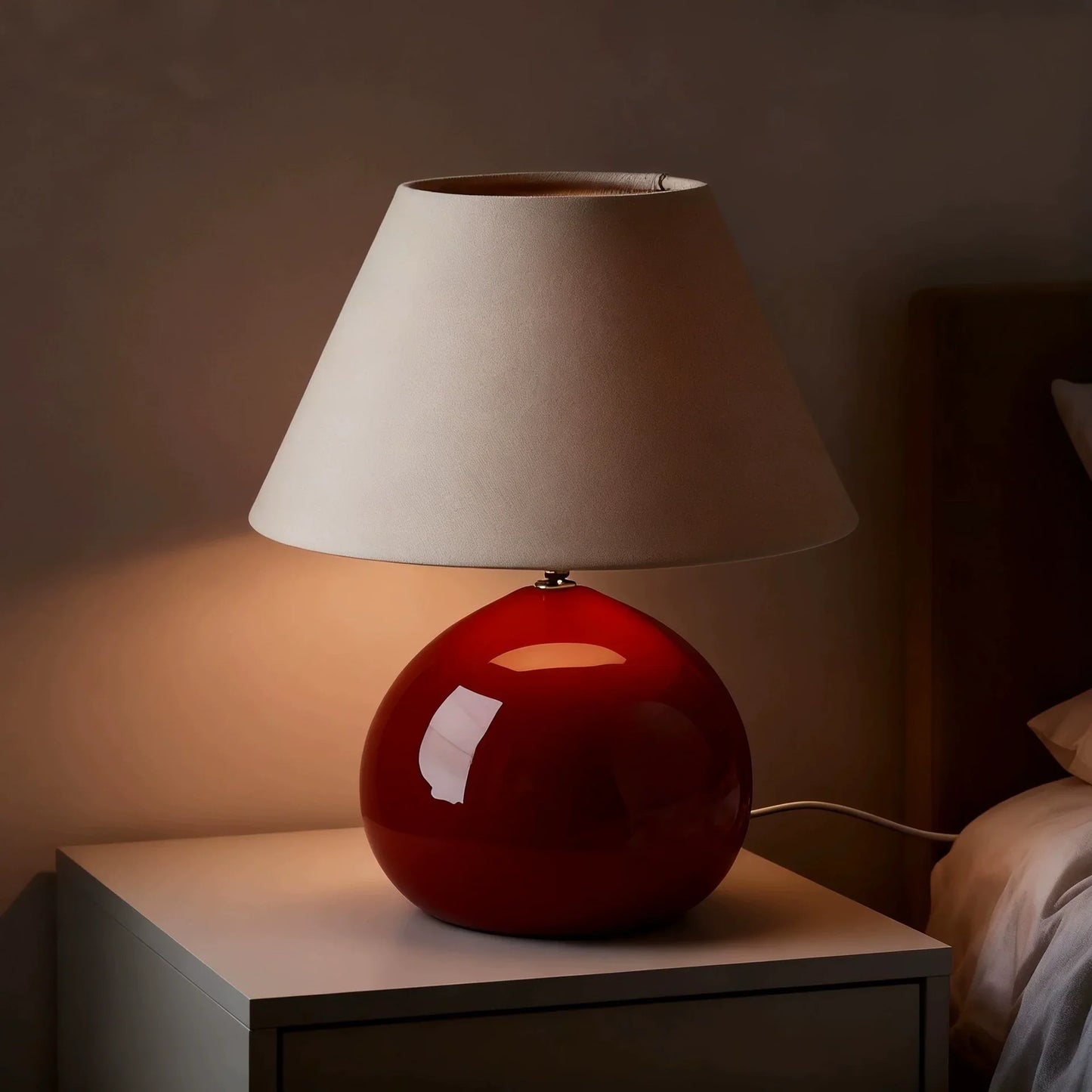 Traditional Wooden Desk Lamp