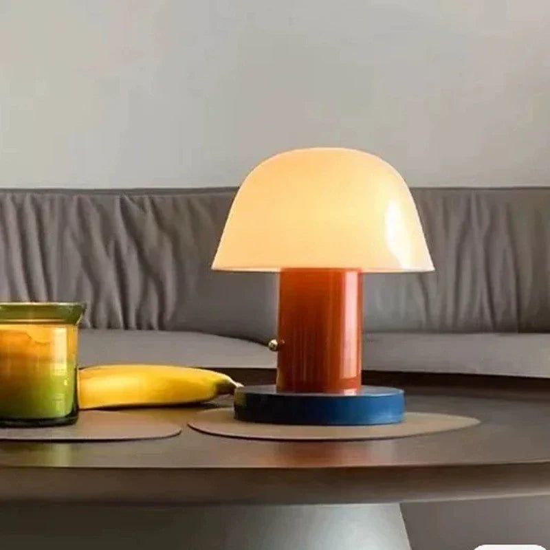 Compact Wooden Rechargeable Desk Lamp - Luxicro