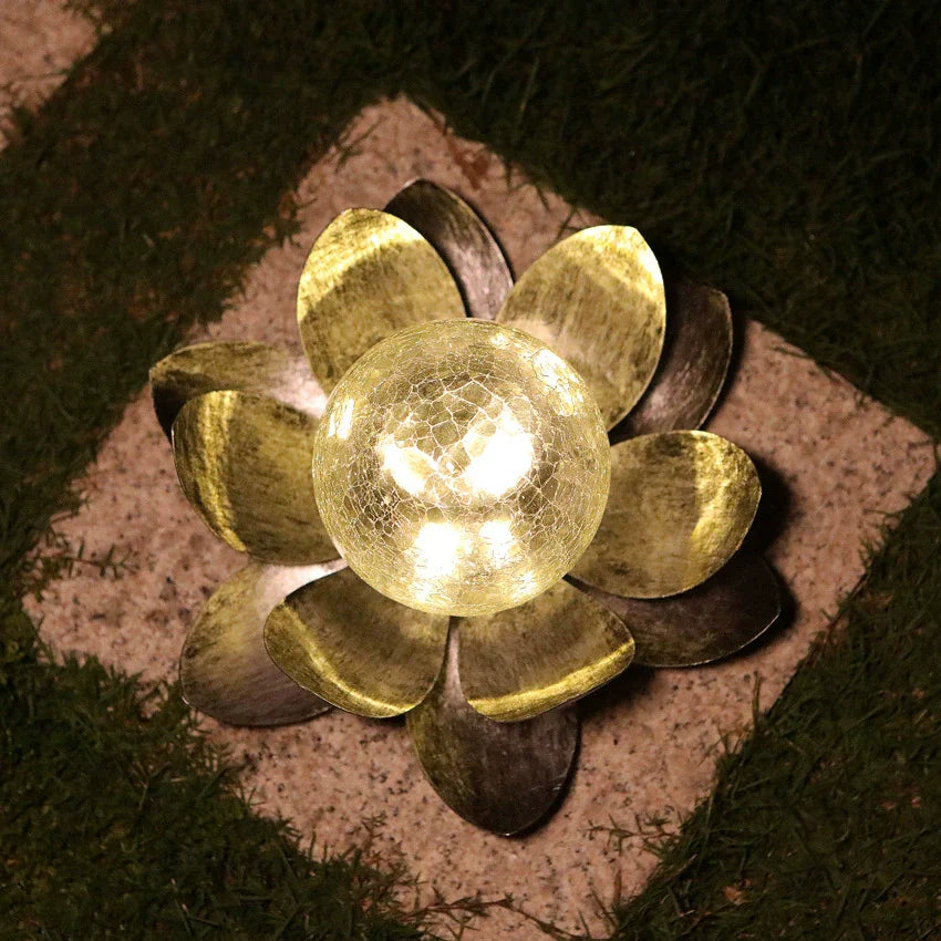 Bright Outdoor Solar Powered Garden Lamp