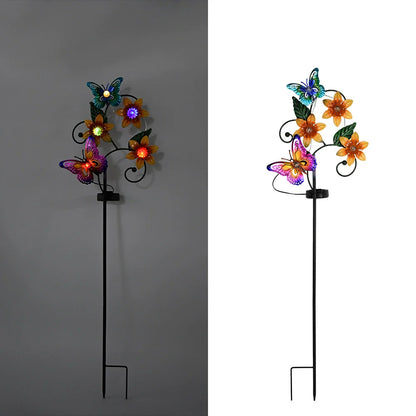 Colorful Solar Powered Garden Lawn Lamp - Luxicro