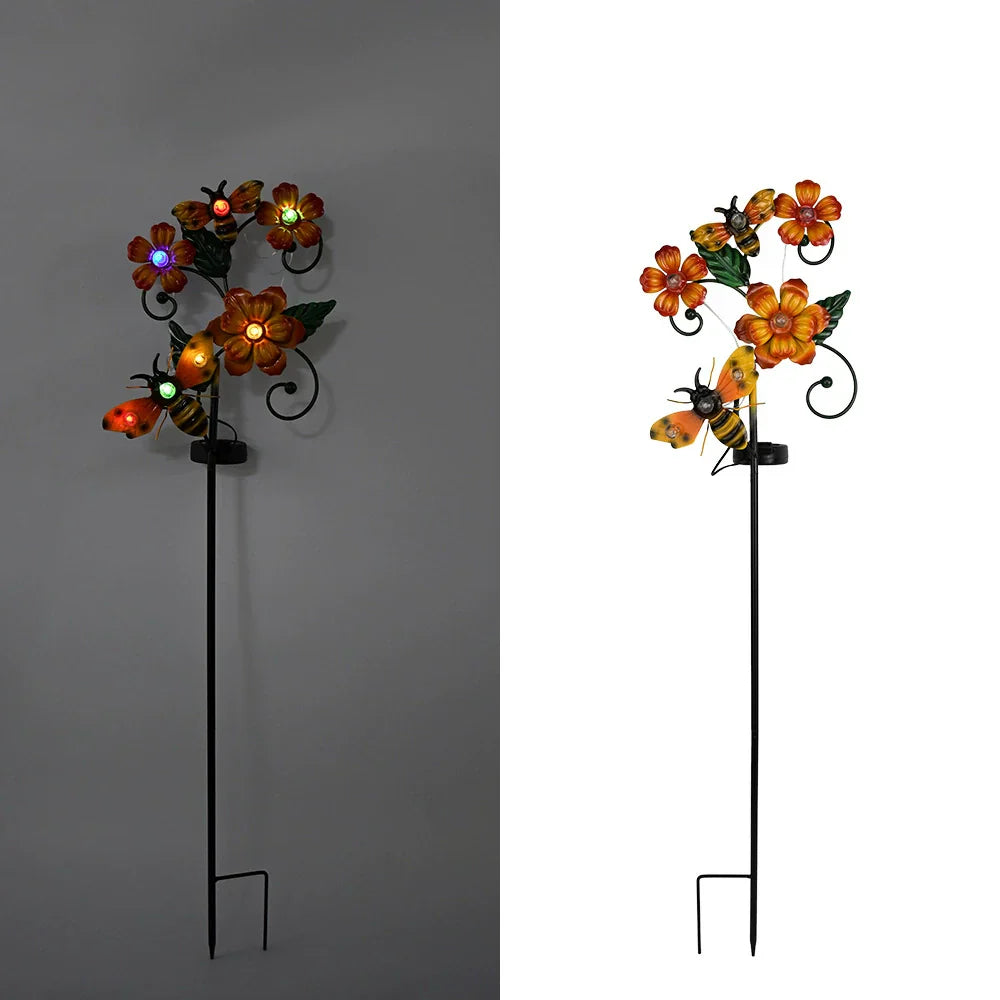 Bright LED Solar Yard Light, Outdoor Garden Decor