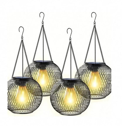 Weatherproof Outdoor Hanging Solar Lantern Light