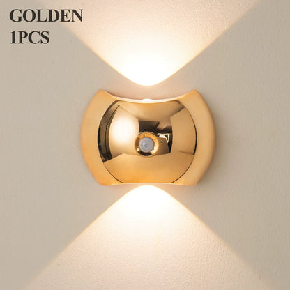 Compact Thin Battery LED Wall Light