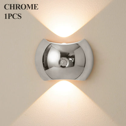 Compact Thin Battery LED Wall Light