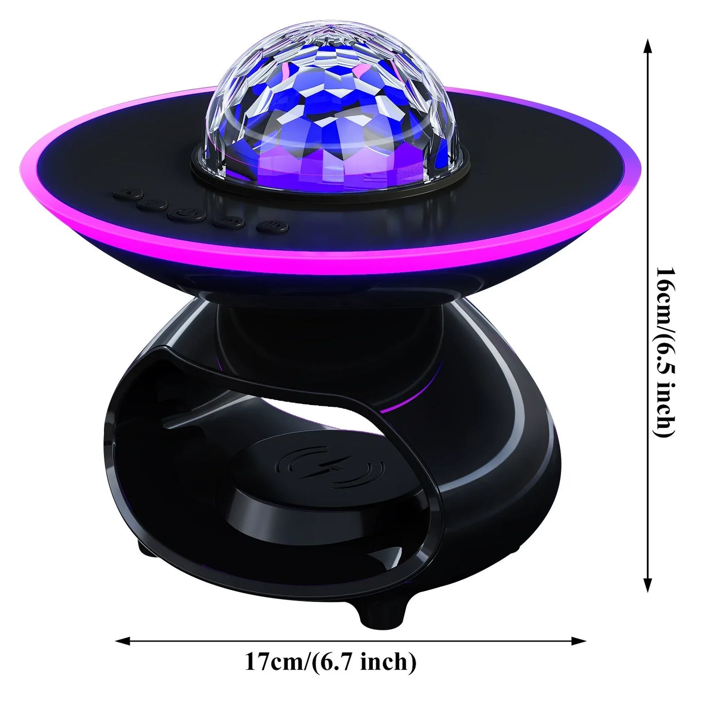 Bright Wireless Charging Desk Lamp with Night Light