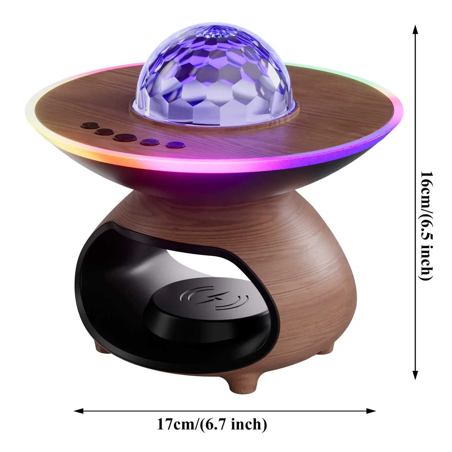 Bright Wireless Charging Desk Lamp with Night Light