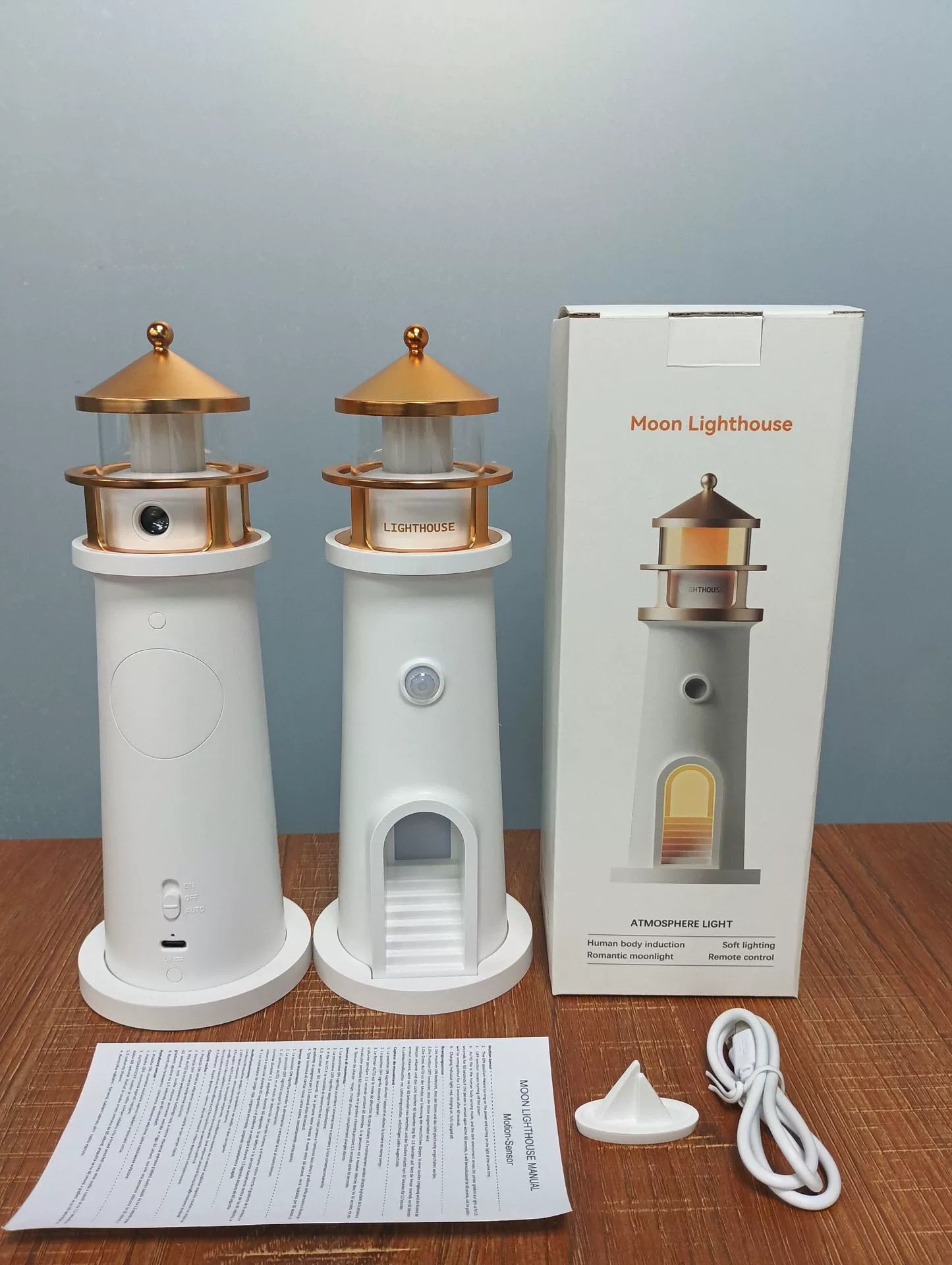 Wireless LED Nightlight Table Lamp with Bluetooth Speaker - Luxicro