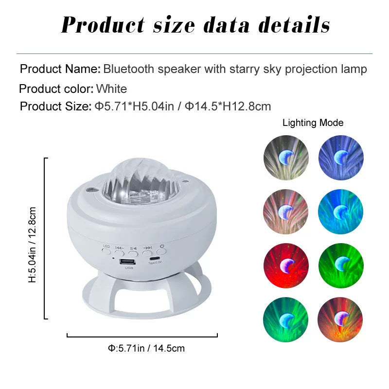 Vibrant Galaxy LED Table Lamp - Luxicro