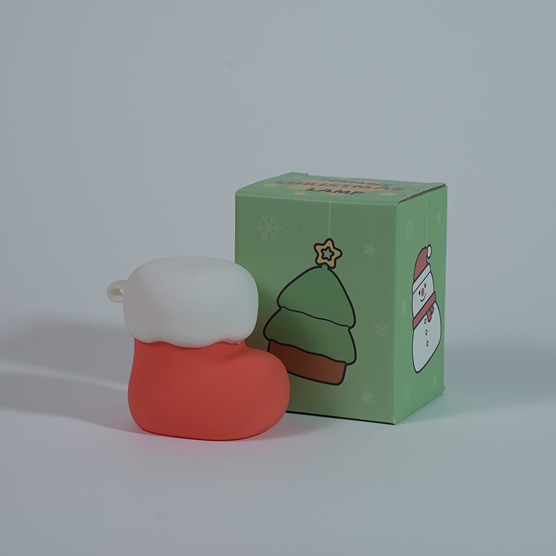 Fun Winter Silicone Snowman Table Lamp