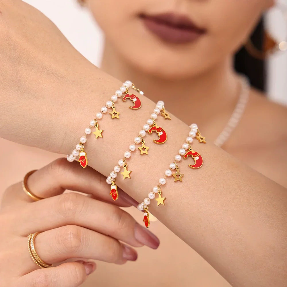 Beautiful White Pearl Fashion Necklace Set