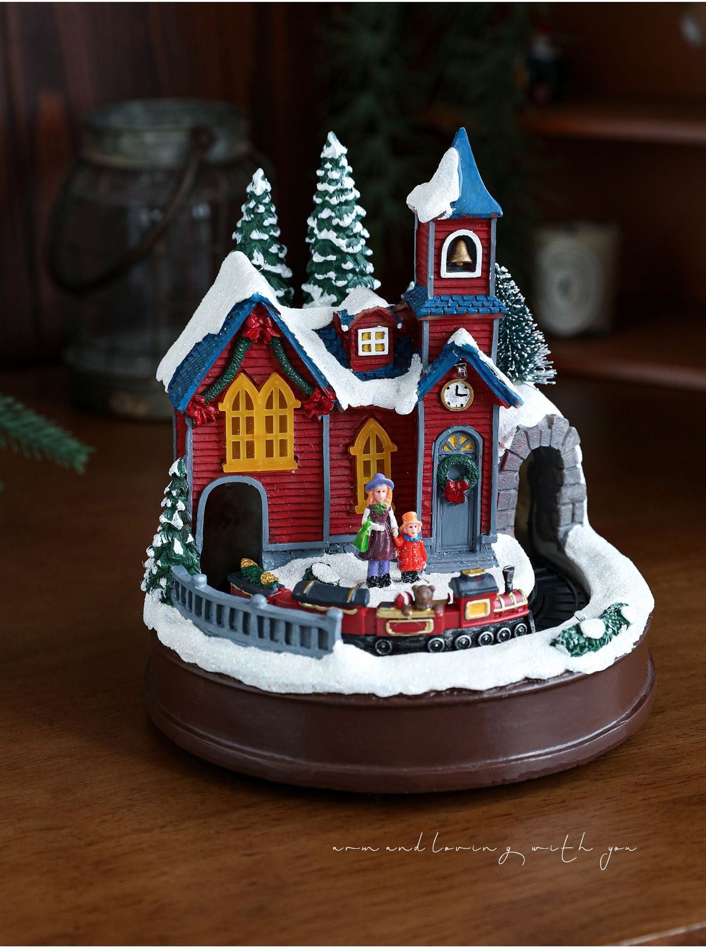 Colorful LED Music Christmas Ornament Box - Luxicro