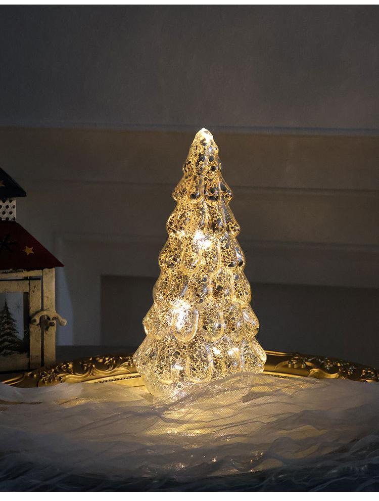 Mini Glittering Christmas Tree Ornaments