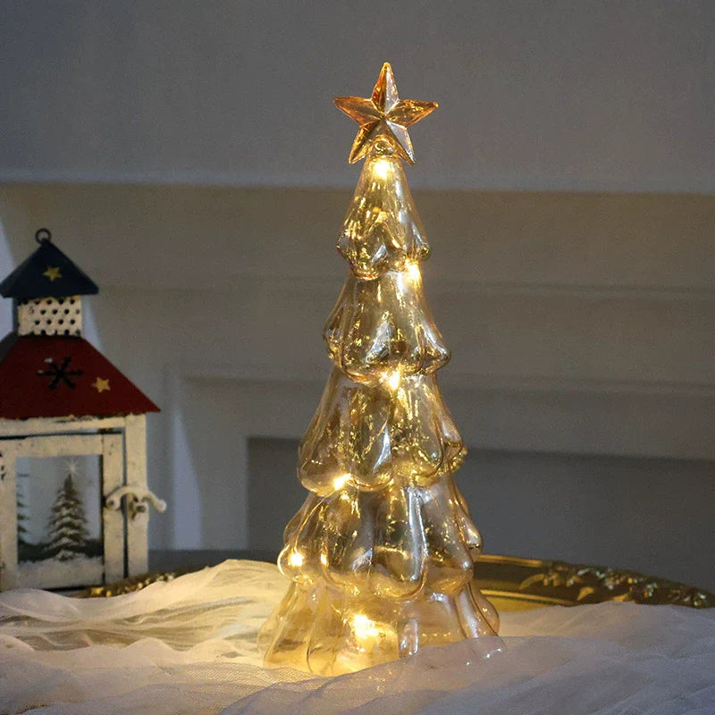 Mini Glittering Christmas Tree Ornaments