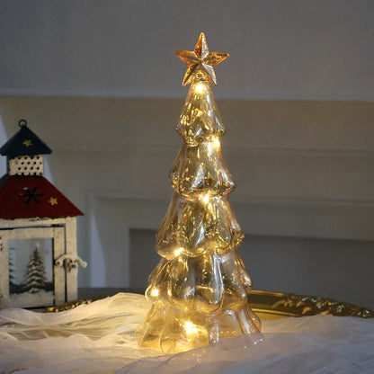 Mini Glittering Christmas Tree Ornaments