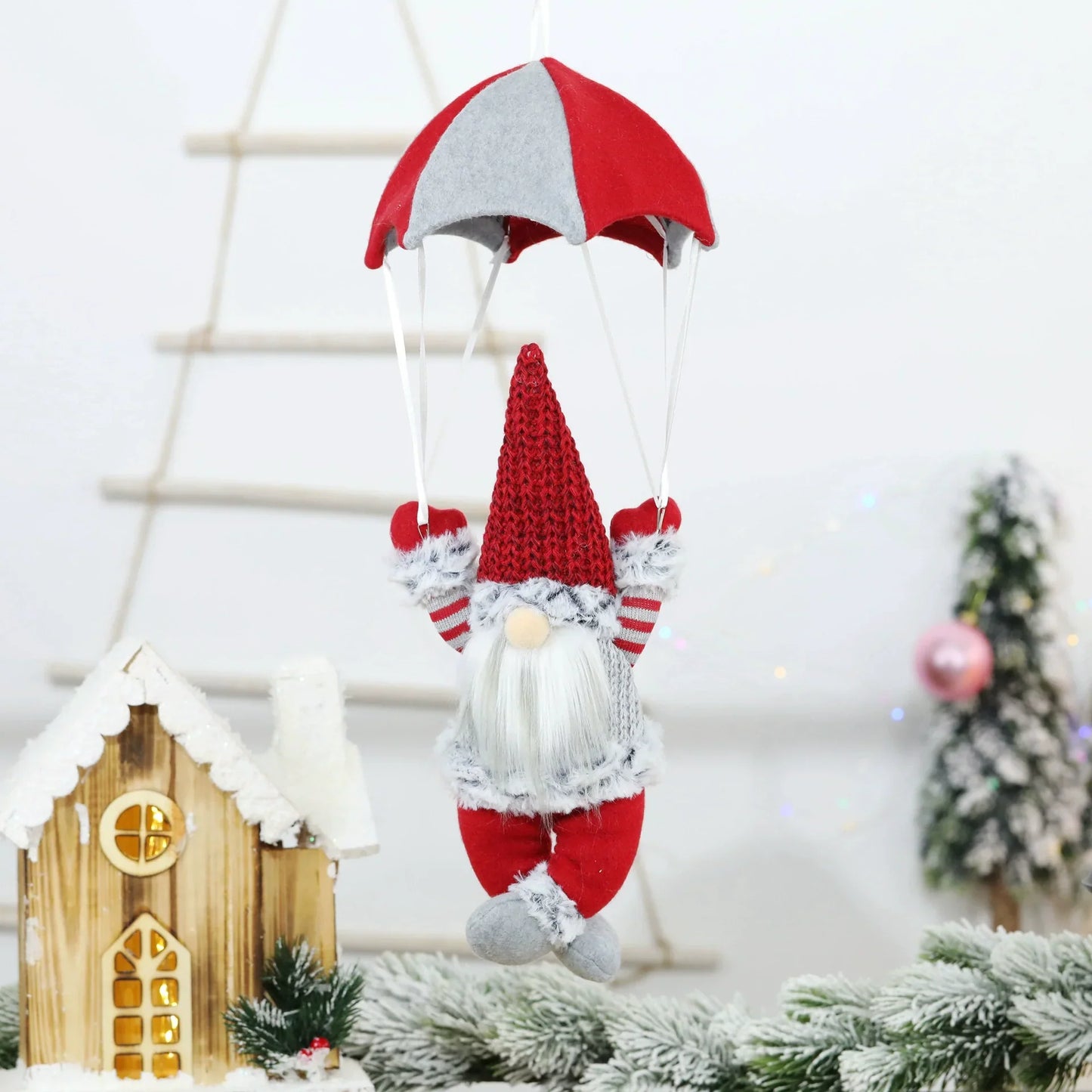 Colorful Winter Gnome Xmas Tree Decoration