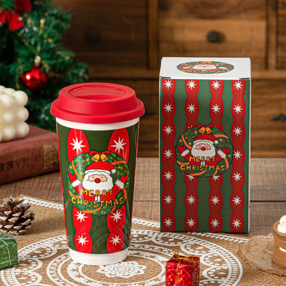 Colorful Holiday Ceramic Coffee Mug - Luxicro