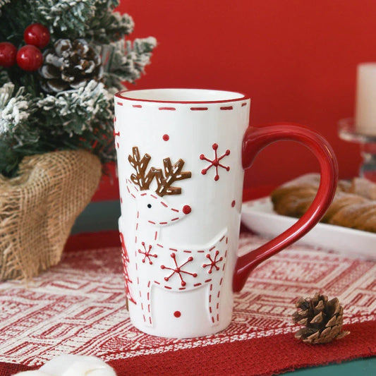 Cozy Christmas Santa Morning Mug - Luxicro