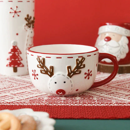 Cozy Christmas Santa Morning Mug