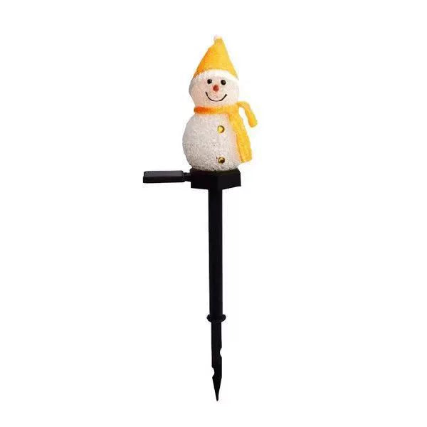 Bright Outdoor Solar Snowman Garden Lamp - Luxicro