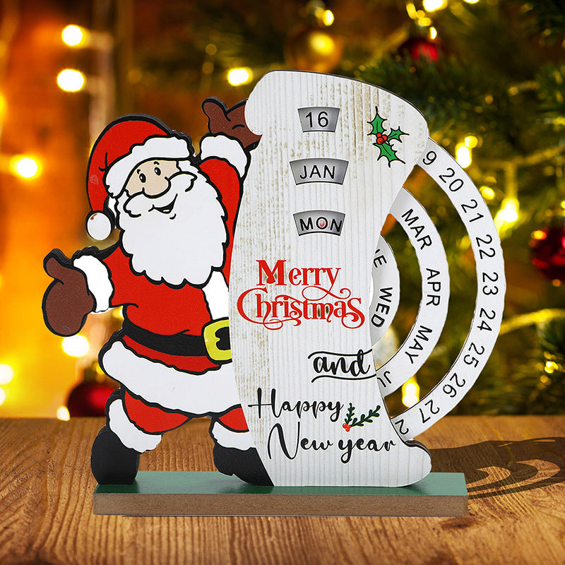 Holiday Wood Countdown Advent Calendar