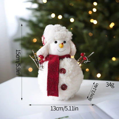 Cute Holiday Snowman Table Decor