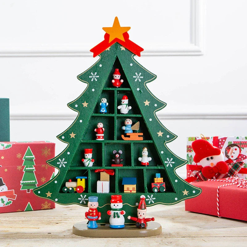 Mini Cute Christmas Tree Ornament Figurine