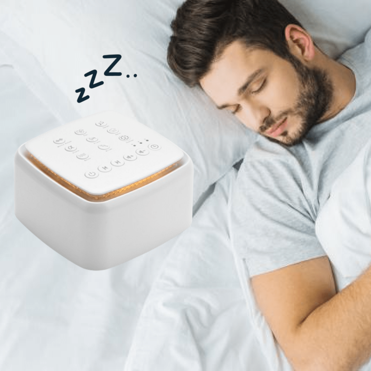 Calming White Noise Sleep Machine for Better Rest - Luxicro