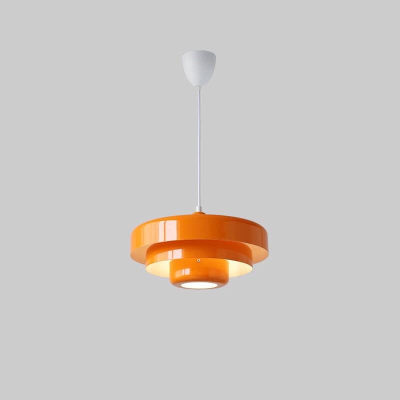 Sleek Metal Layered Pendant Lighting