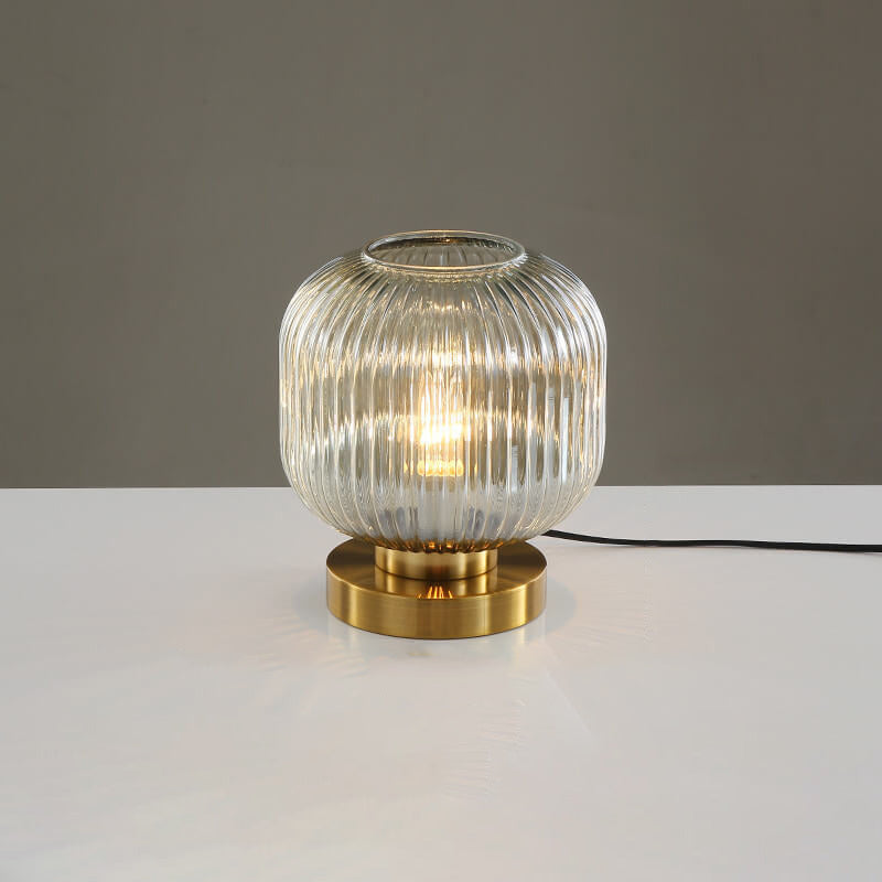 Stylish Glass Pendant 1-Light Table Lamp