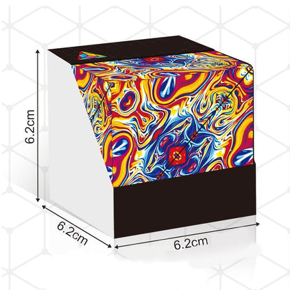 Fun Colorful Twist Puzzle Cube - Luxicro