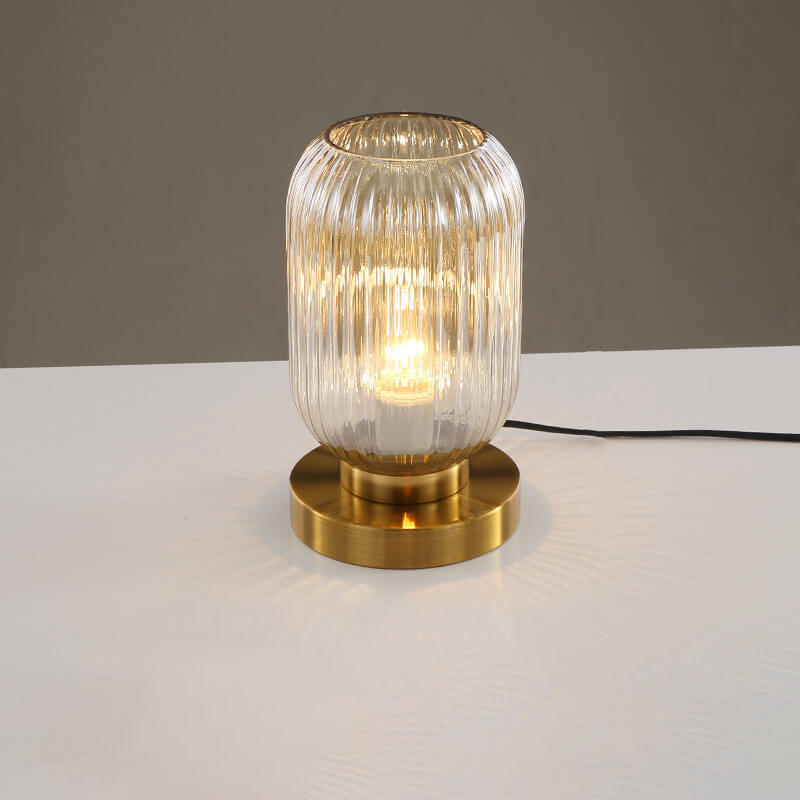 Stylish Glass Pendant 1-Light Table Lamp