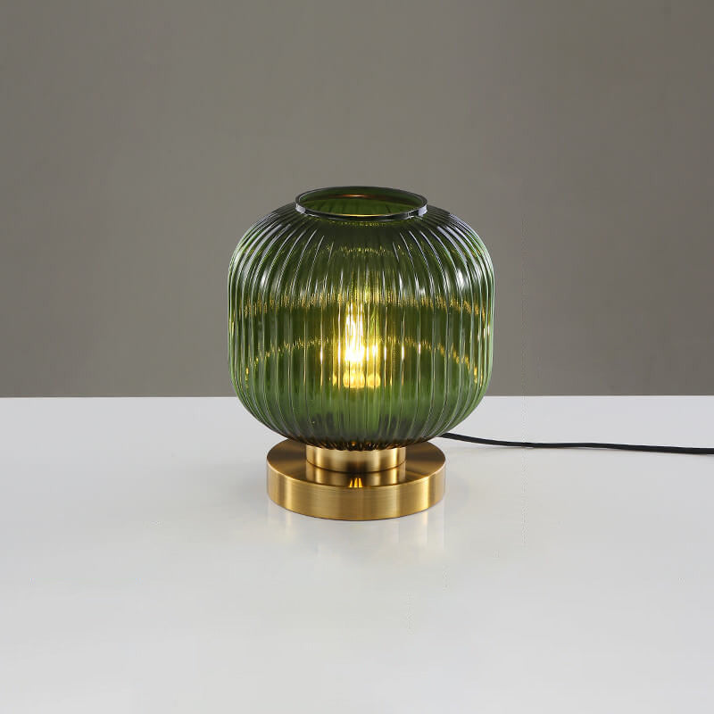 Stylish Glass Pendant 1-Light Table Lamp