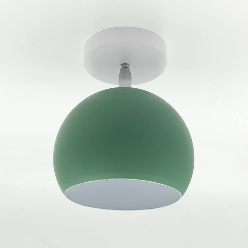 Soft Pink Flush Mount Ceiling Lamp for Home Decor