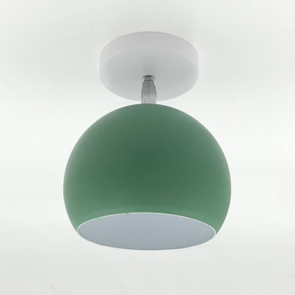 Soft Pink Flush Mount Ceiling Lamp for Home Decor