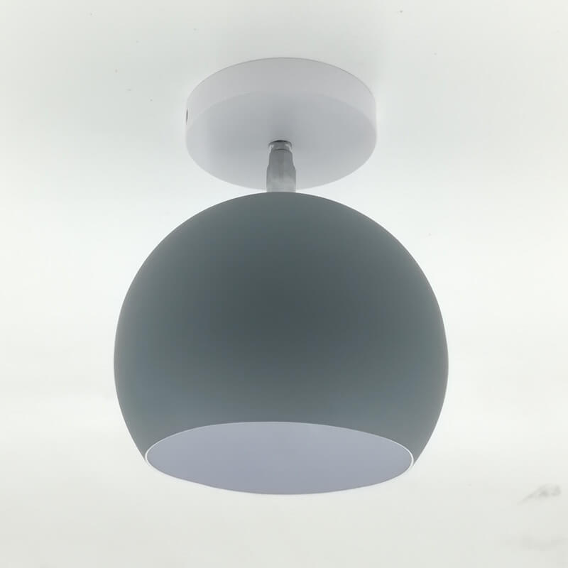 Soft Pink Flush Mount Ceiling Lamp for Home Decor