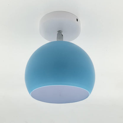 Soft Pink Flush Mount Ceiling Lamp for Home Decor