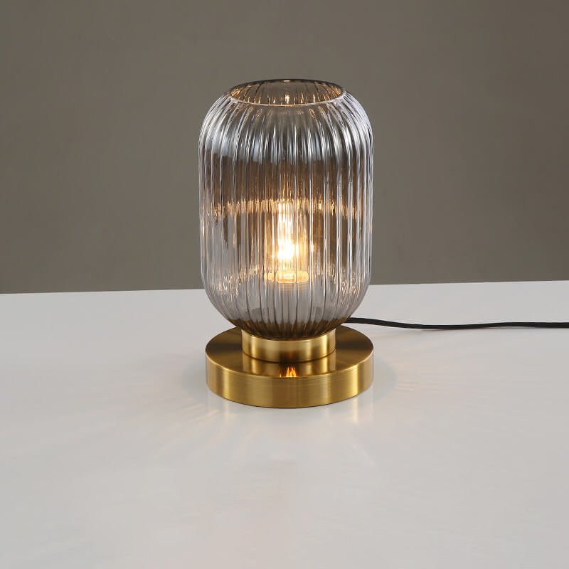Stylish Glass Pendant 1-Light Table Lamp