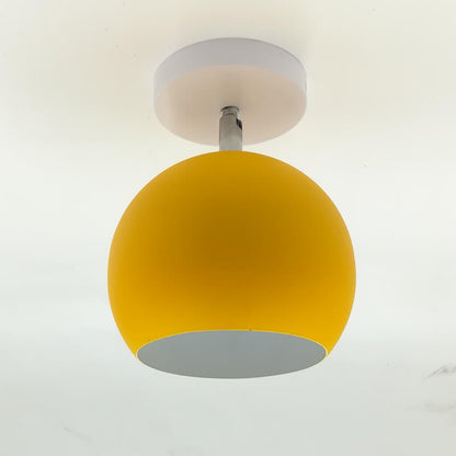 Soft Pink Flush Mount Ceiling Lamp for Home Decor