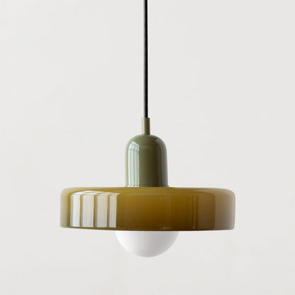 Stylish Hanging Glass Light for Kitchen Tables