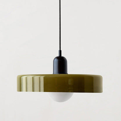 Stylish Hanging Glass Light for Kitchen Tables
