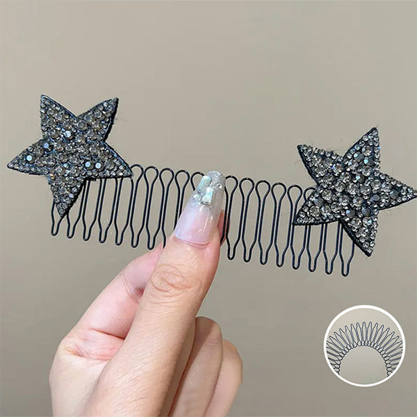Delicate Clear Star Hair Clip