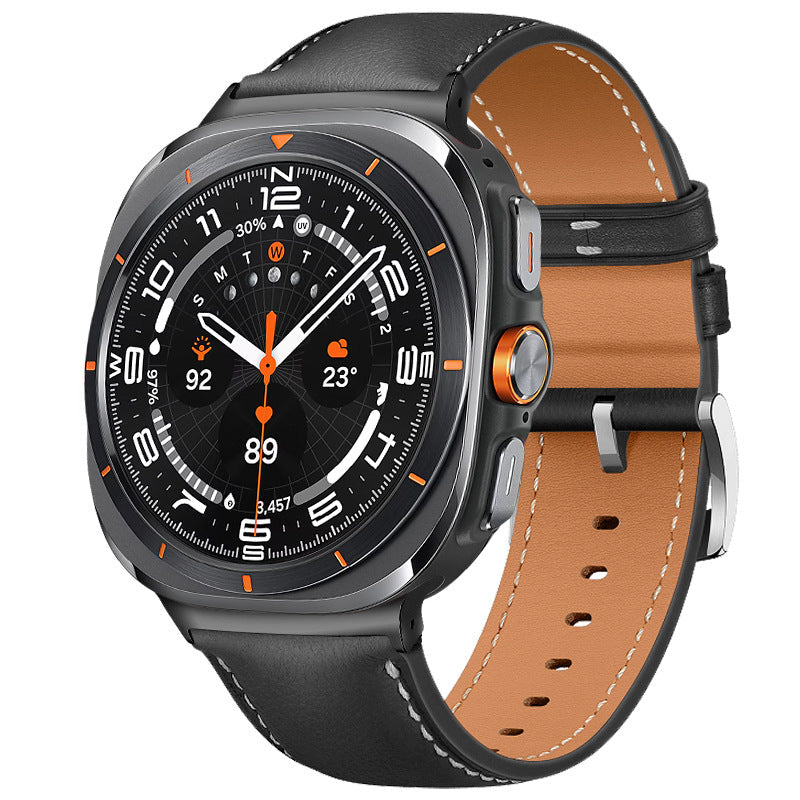 Authentic Premium Leather Strap For Samsung Watch Ultra - Luxicro