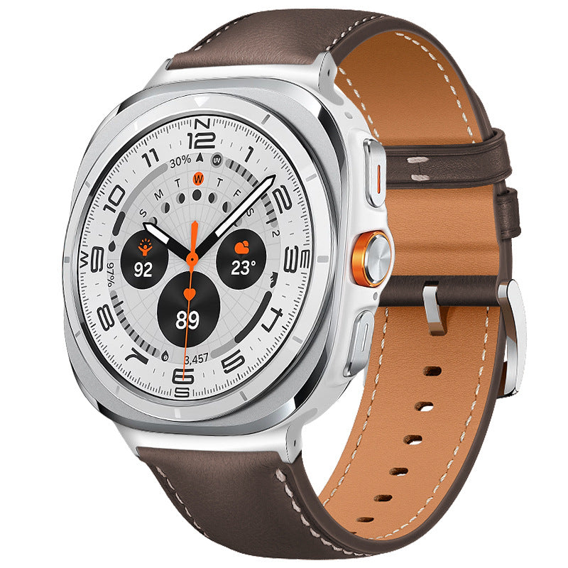 Authentic Premium Leather Strap For Samsung Watch Ultra