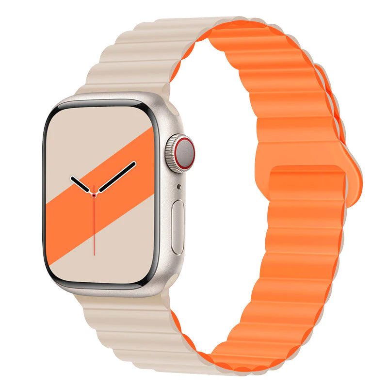 Flexible Apple Watch Band with Strong Magnet