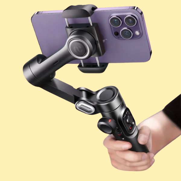 Portable Phone Steady Cam with LED Light - Luxicro