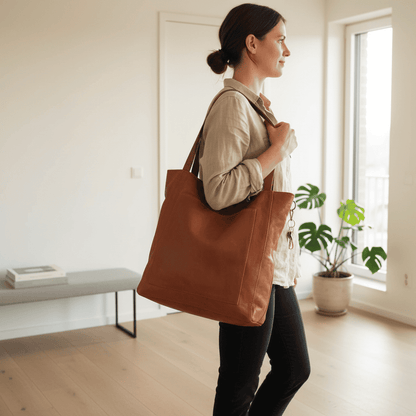High Quality Leather Tote Shoulder Bag