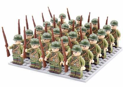 Historic WWII Building Brick Set
