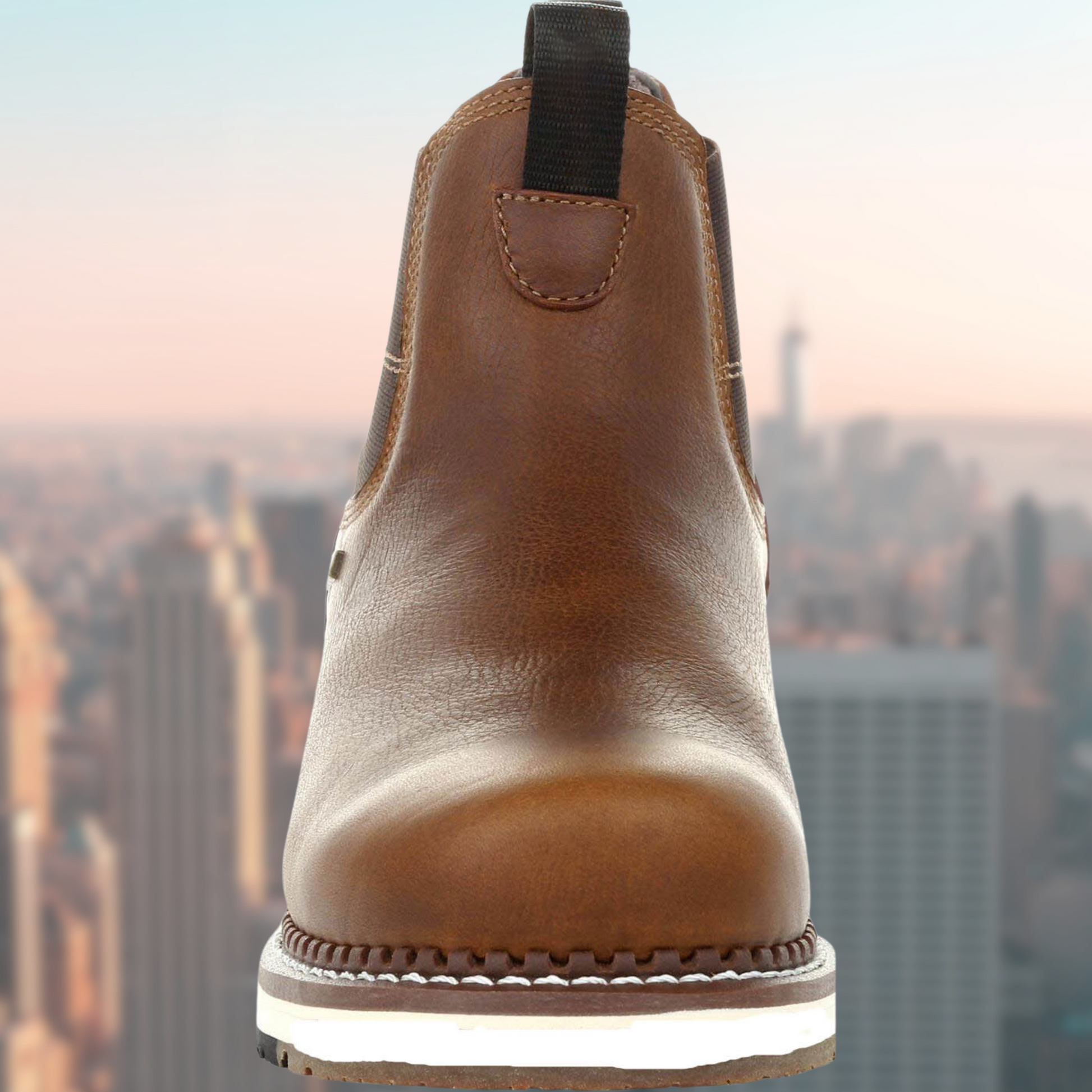 Insulated Water Resistant Mens Chelsea Boots Leather - Luxicro